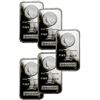 Image 1 : 5 pcs. - 1 oz Morgan Design Silver Bars