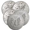 Image 2 : (5) Random Date BU Silver Eagles