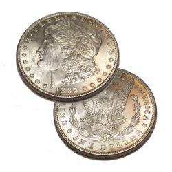 1885 P CH BU Morgan Silver Dollar