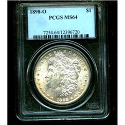 1898 o MS 64 PCGS Slab - Morgan Dollar