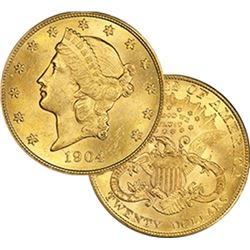 1904 $ 20 Gold Liberty Double Eagle