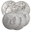 Image 1 : (6) US Silver Eagles - Random Dates