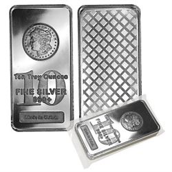 10 oz. Morgan Design Silver Bar