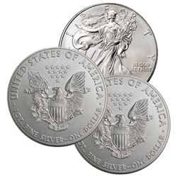 (3) Random Date Silver Eagles