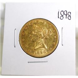 1898 $ 10 Gold Liberty