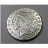 1929 Restrike 1 oz Silver Incused Indian Round