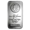 Image 1 : 5 oz. Morgan Design Silver Bar . 999 pure