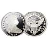 Image 1 : 1804 Proof Restrike Flowing Hair 1 oz Round