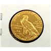 Image 2 : 1910 $2.5 Gold Indian Coin XF AU in 2x2