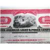 Image 2 : NO. American Light & Power Stock Certificate
