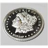 Image 1 : 1 Gram Silver Round MORGAN DESIGN