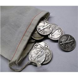 Canvas Bag - 160 Walking Liberty Halves -90%