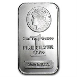 1 oz. Morgan Design Silver Bar - .999 Pure