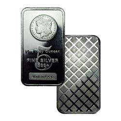 5 oz. Morgan Design Silver bar - .999 Pure
