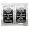 Image 1 : (2) Morgan Design Silver Bars - 1 oz. Bars -
