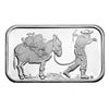 Image 1 : 1 oz. Prospector Design Silver bar .999 Pure