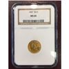 Image 1 : 1907 MS 64 $2.5 Gold Liberty Better Date