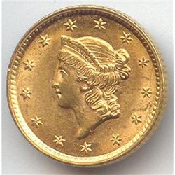 $1 Civil War Era Type I Gold Coin - Random Date