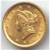 Image 1 : $1 Civil War Era Type I Gold Coin - Random Date