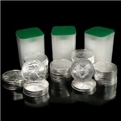 (100) Silver Eagles - US Mint Tubes