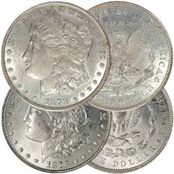 (2) 1878 p Morgan Silver Dollars