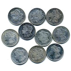 Morgan lot of 10- 90% Silver