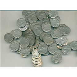 Lot of 75 Buffalo Nickels-