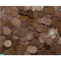 Lot of 100 Indian Head Cents-Circulated