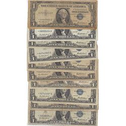 100 SILVER CERTIFICATES-G-XF