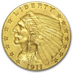 $ 2.5 Gold Indian Head US Minted Coin-