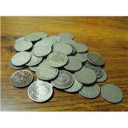 Lot of 50 V Nickels