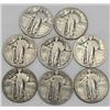 Image 1 : Lot of 4 Standing Liberty Quarters-From Cache
