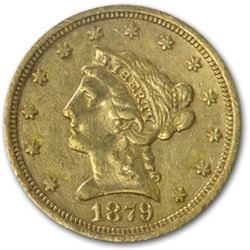 Random Date $ 2.5 Dollar Gold Liberty Head Coin