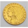 1914 $2.5 Gold Indian Quarter Eagle XF AU