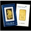 Image 1 : 1 oz. Pamp or other .9999 Gold Ingot Pure