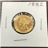 1882 P High Grade $5 Gold Liberty