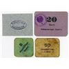 Image 2 : Scholven POW camp and other Assorted German Notgeld Issuers. ND (ca.1915-18) Quartet of POW Scrip.