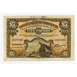 Government of Gibraltar, 1927 Ordinance, Regular Banknote Issue.