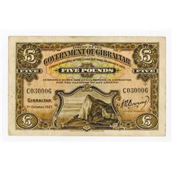 Government of Gibraltar, 1927 Ordinance, Regular Banknote Issue.