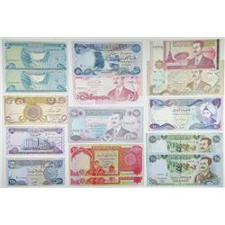 Central Bank of Iraq. 1981-2010. Collection of 15 Issued Banknotes.