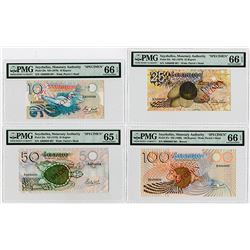 Seychelles Monetary Authority, ND (1979) Specimen Banknote Quartet.