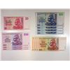 Image 1 : Reserve Bank of Zimbabwe, An Assortment of 12 Mostly Uncirculated  2007 Reserve Bank of Zimbabwe Rep