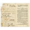 Image 1 : Letter from 1832 by Railroad Pioneer Francis Fortune.