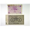 Image 2 : Litzmannstadt Ghetto - Concentration Camp Currency, May, 1940 Banknote Pair.