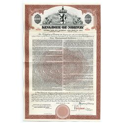 Kingdom of Norway Specimen Bond.