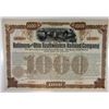 Image 1 : Baltimore and Ohio Southwestern Railroad Co. 1889 Specimen Bond.