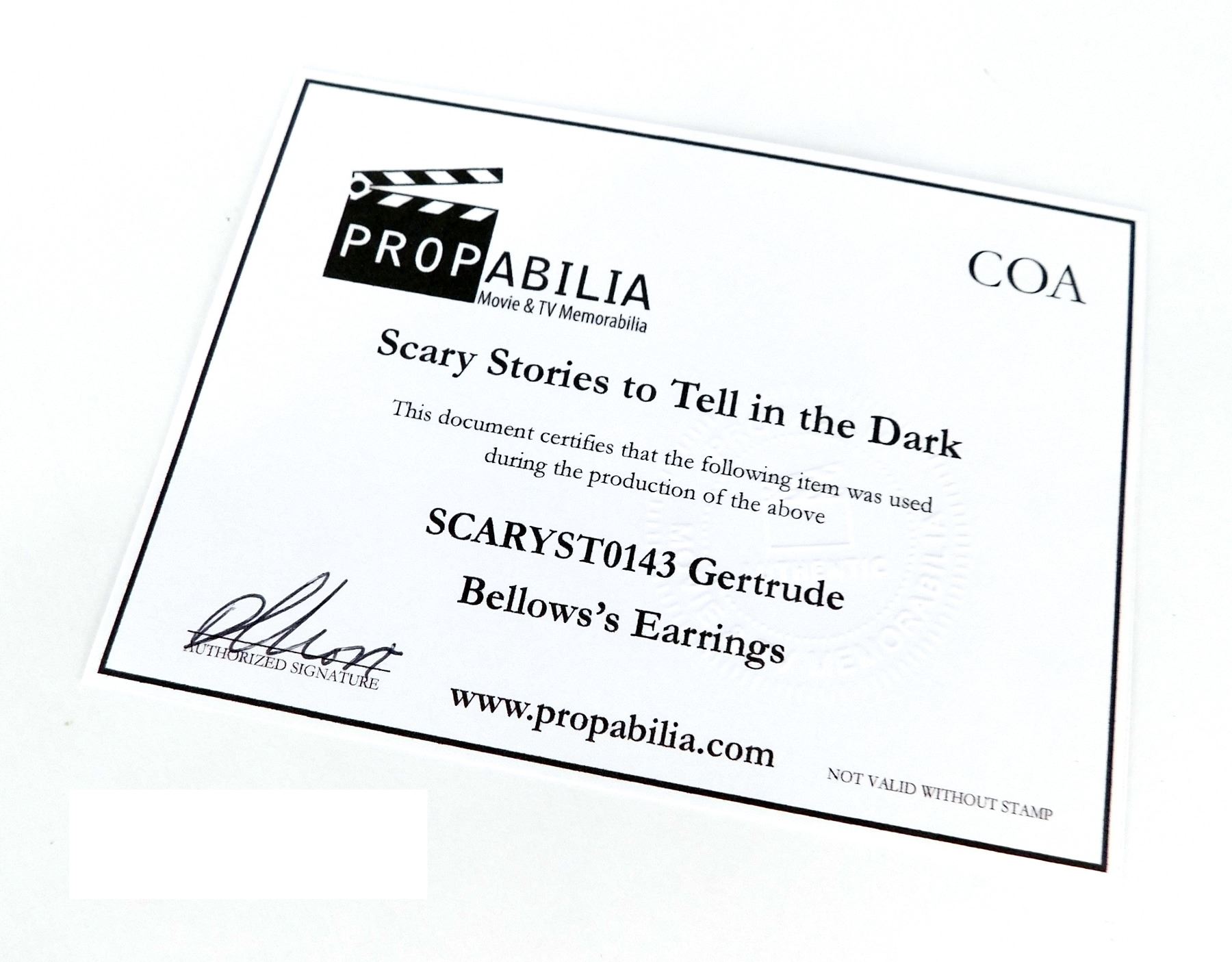 Scary Stories Gertrude Bellows S Earrings Prop 0143