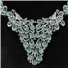 Image 2 : NATURAL COLUMBIAN EMERALD NECKLACE