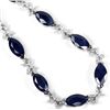 Image 2 : Natural Marquise Blue Sapphire Bracelet