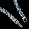 Image 2 : Natural SKY BLUE TOPAZ 85 Crats MARQUISE Bracelet